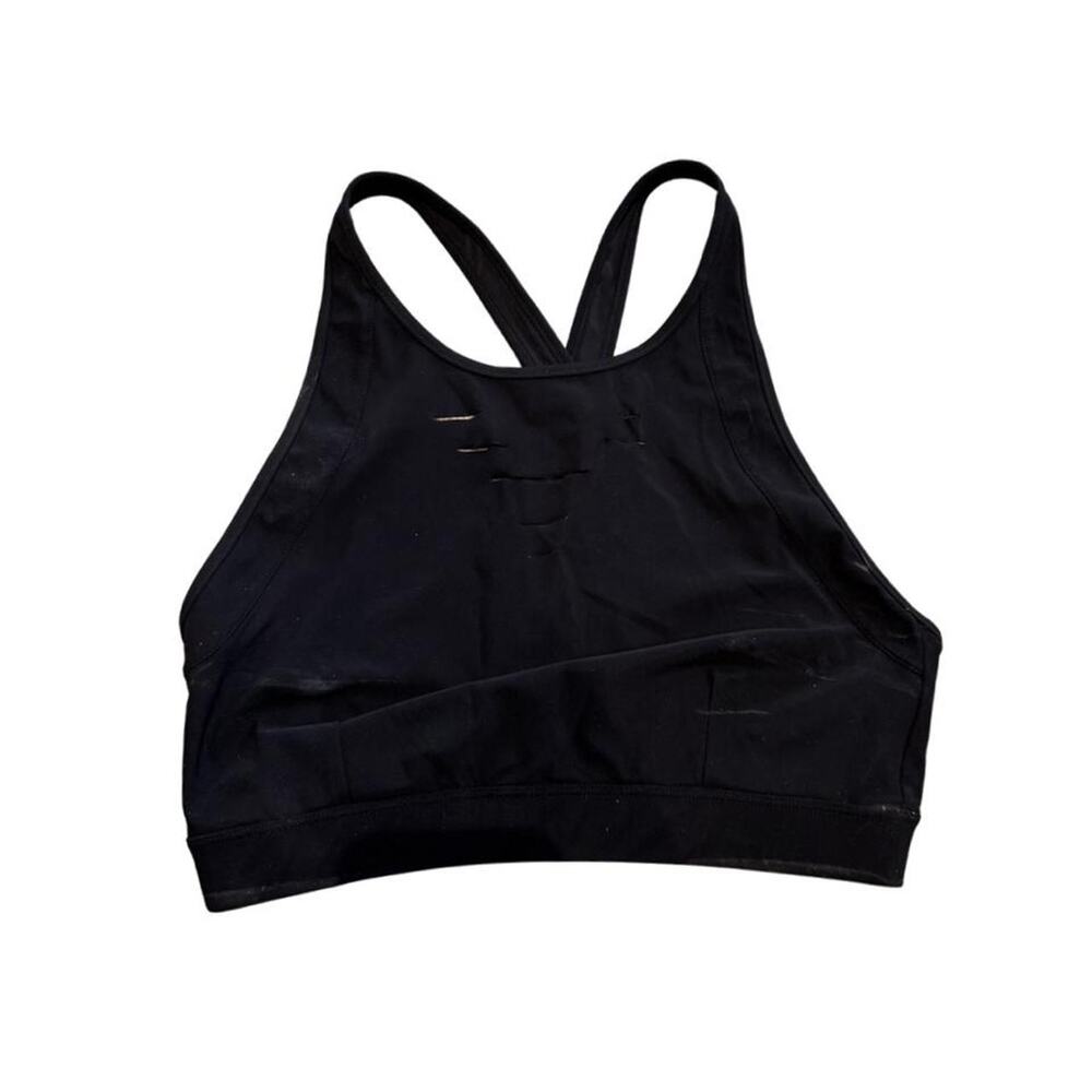 Black Alo Yoga Warrior Sports Bra